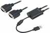 Adapter Logilink AU0031, USB 2.0 to 2x Serial, 0.45 m, must