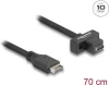 Kaabel DeLock USB Type-E Key A - USB Type-C, 70 cm, must