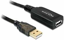 Kaabel Delock 82689, USB 2.0 A male - A female, 15 m, must