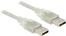 Kaabel Delock 83889 USB-A - USB-A, 2 m, läbipaistev