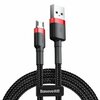 Kaabel Baseus Cafule Micro USB, 1.5 A, 2 m, punane/must
