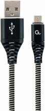 Kaabel Gembird CC-USB2B-AMmBM-2M-BW, USB Type A, Micro USB, 2 m, must/valge