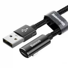Kaabel Baseus Rhythm Bent CALLD-B01 USB Lightning, 1,2 m, must