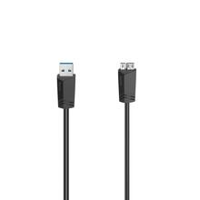 Kaabel Hama Micro-USB, USB 3.0, 1.5 m, must