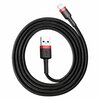 Kaabel Baseus Cafule USB Lightning, 2 A, 3 m, must/punane