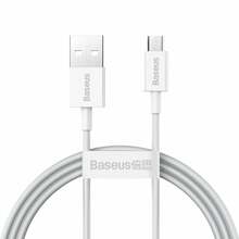 Kaabel Baseus CAMYS-02, USB - Micro USB, 2 A, 1 m, valge