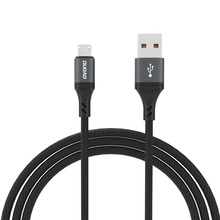 Kaabel Dudao L3SM USB-A - MicroUSB, 3 A, 1.2 m, must