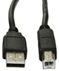 USB kaabel Akyga AK-USB-04, USB 2.0, 1.8 m, must