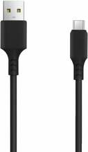 Kaabel Setty GSM109585 USB - microUSB, 3 m, 2 A, must