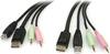 Kaabel StarTech DP4N1USB6, USB, DisplayPort, 1.8 m