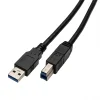 Kaabel Captiva 80292 USB A-B, 2 m, must