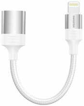 Adapter Swissten Textile Lightning (M)- USB-A OTG, 0.12 m