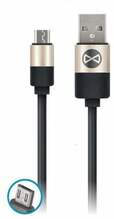 Kaabel Forever GSM032573, Micro USB, 1 m, must