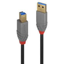 Kaabel Lindy 36742 USB 3.2 A male - B male, 2 m, must