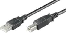 Kaabel MicroConnect USB 2.0 A to B, 0.1 m, must