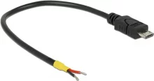 Kaabel Delock USB 2.0 Micro-B, 15 cm, must
