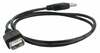 USB kaabel Gembird CC-USB2-AMAF-75CM/300-BK, USB 2.0 A - A, 0.75 m, must