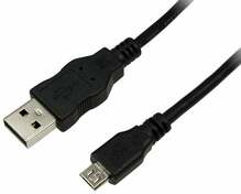 Kaabel Logilink CU0059, USB 2.0 A male - Micro USB male, 3 m, must