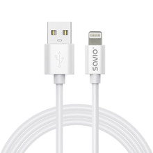 Kaabel Savio CL-192 USB-A - Lightning, 1 m, valge, 2.4 A