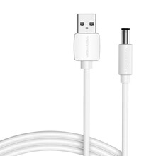 Kaabel Vention CEYWF USB - DC 5.5 mm, 1 m, valge