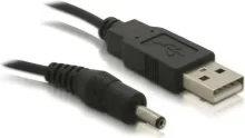 USB toitekaabel Delock 82377, must