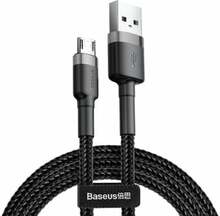 Kaabel Baseus CAMKLF-AG1, Micro USB, 2.4 A, 0.5 m, hall/must
