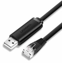Kaabel Ugreen CM204, USB - RJ45, 1.5 m, must