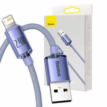 Kaabel Baseus CAJY000005, USB - Lightning, 2.4 A, 1.2 m, lilla