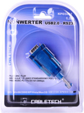 Kaabel Cabletech USB 2.0 - RS232 (DB9M) konverter