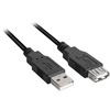 Kaabel Sharkoon USB 2.0, 1 m, must