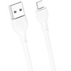 Kaabel XO NB200 USB - Lightning, 2,1 A, 2,0 m, valge
