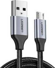 Kaabel Ugreen US290, micro USB, QC 3.0, 2.4 A, 1 m, must