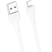 Kaabel XO NB200 USB - Lightning, 2,1 A, 2,0 m, valge
