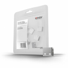 USB pordiblokeerija LINDY 40464, 10 tk, valge