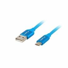 Kaabel Lanberg CA-USBM-20CU-0010-BL, USB Micro-B, 1 m, sinine