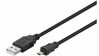 Kaabel MicroConnect USB-A - miniUSB, USBAMB82, 1,8 m, must