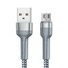 Kaabel Remax Jany Alloy USB Micro, 1 m, 2.4 A, hõbe