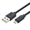 USB kaabel - Micro USB, 3 m, must