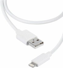 Kaabel Vivanco 36299 Lightning - USB, 1.2 m, valge