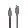 Kaabel Lindy 36674, USB 2.0 A male - USB 2.0 B male, 3 m, must