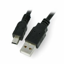 Kaabel Lanberg CA-USBK-10CC-0018-BK, USB - mini USB, 1.8 m, must