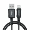 Kaabel Acefast C4-02, USB-A to Lightning, 1.8 m, must