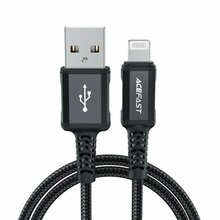 Kaabel Acefast C4-02, USB-A to Lightning, 1.8 m, must