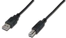 Kaabel ASSMANN Electronic AK-300102-030-S, USB 2.0 A - B, 3 m, must