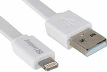 Kaabel Sandberg 440-75 USB to Lightning, 1 m, valge