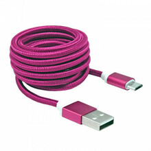 Kaabel Sbox USB-10315P, Micro USB, 1.5 m, pitaya roosa