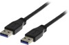 Kaabel Deltaco USB3-210S USB 3.0 A male - A male, 1 m, must