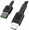 Kaabel Green Cell KABGC05, USB - Lightning, 1.2 m, must