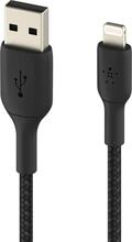 Kaabel Belkin CAA002bt3MBK, USB-A - Lightning, 3 m, must