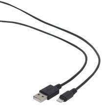 Kaabel Gembird CC-USB2-AMLM-10, USB 2.0 - Lightning, 3 m, must